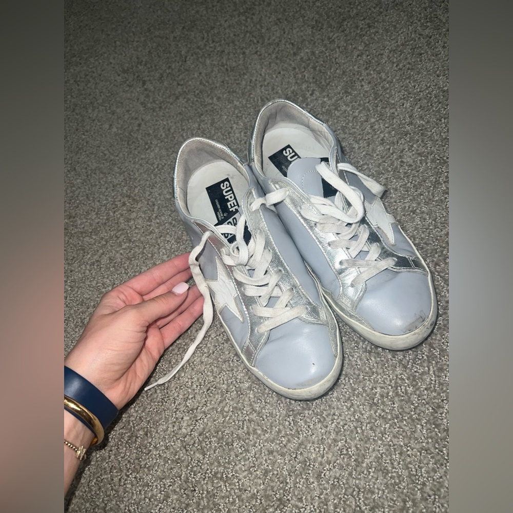 Golden Goode Superstars Grey with Silver accents - Picture 7 of 7